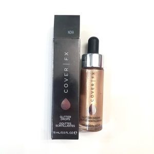 🆕 COVER FX Full Size Glitter Drops Gold NOVA